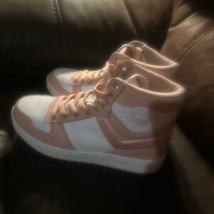 Pony Pink and White Athletic Shoes